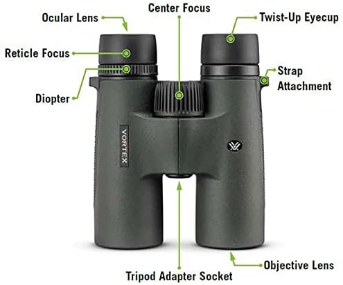 Vortex Optics Triumph HD 10x42 Binoculars   HD Optical System  Fully Multi Coated Lenses  Rubber Armor  Tripod Adaptable  Waterproof  Fogproof  Shockproof   Unlimited  Unconditional Warranty