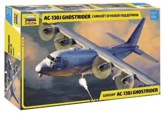 W/130j Gunship Ghostrider 1 72 Plastic Model Kit ZVEZDA