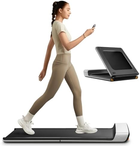 WALKINGPAD Foldable Walking Pad Treadmill for Home Office  Under Desk Treadmill with Adaptive Speed Control  Compact Design for Small Spaces  No Assembly Needed