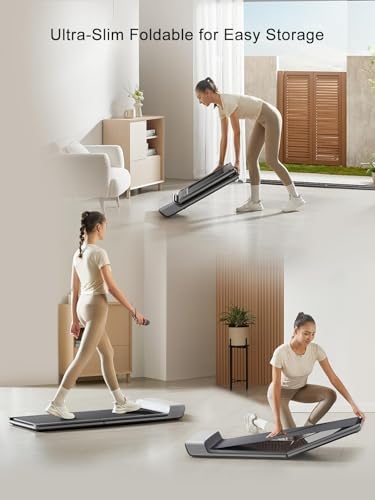 WALKINGPAD Foldable Walking Pad Treadmill for Home Office  Under Desk Treadmill with Adaptive Speed Control  Compact Design for Small Spaces  No Assembly Needed