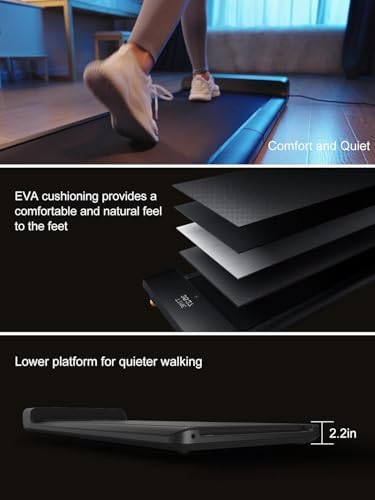 WALKINGPAD Foldable Walking Pad Treadmill for Home Office, Under Desk Treadmill with Adaptive Speed Control, Compact Design for Small Spaces, No Assembly Needed