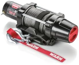 WARN VRX 45 S Powersport Winch   4 500 lb Pulling Capacity  Synthetic Rope  Sealed Motor  All Metal Gear Train  Waterproof Construction for ATV/UTV Recovery  Trail Riding & Utility Work