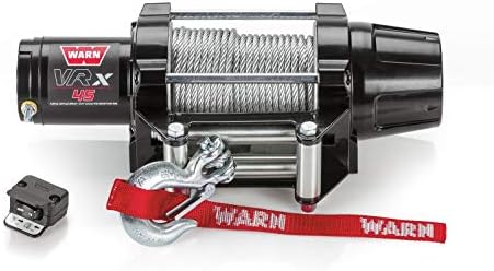 WARN VRX 45 S Powersport Winch   4 500 lb Pulling Capacity  Synthetic Rope  Sealed Motor  All Metal Gear Train  Waterproof Construction for ATV/UTV Recovery  Trail Riding & Utility Work