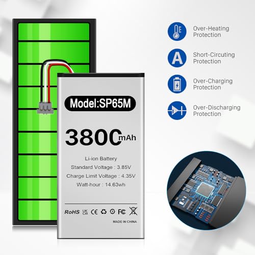 WAVYPO Ps Vita 1000 SP65M Battery  Upgraded 3800mAh High Capacity Battery Replacement for for PS Vita 1000 PCH 1006 PCH 1001 PCH 1101 PSV 1000 Games with Repair Tool Kit