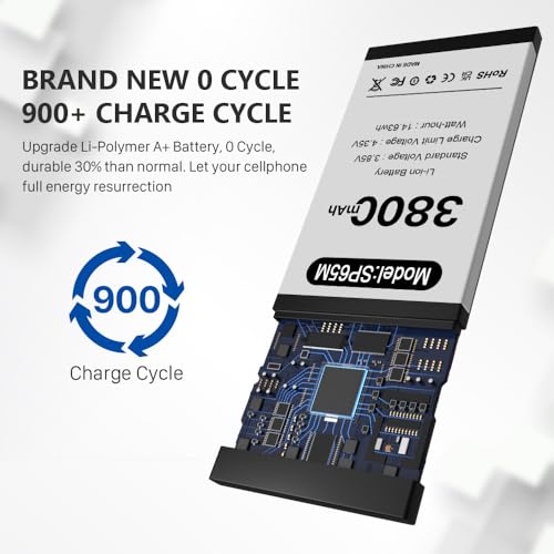 WAVYPO Ps Vita 1000 SP65M Battery  Upgraded 3800mAh High Capacity Battery Replacement for for PS Vita 1000 PCH 1006 PCH 1001 PCH 1101 PSV 1000 Games with Repair Tool Kit