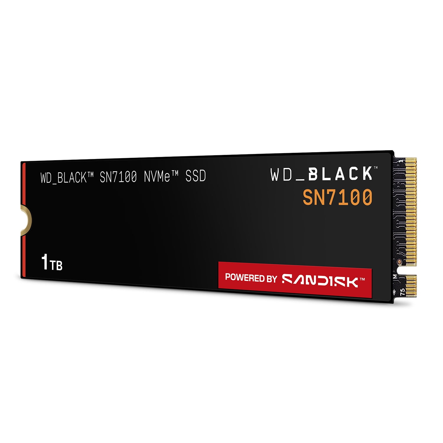 WD BLACK 1TB SN7100 NVMe Internal SSD Powered by Sandisk   PCIe Gen4 M 2 2280  up to 7 250 MB/s Internal Solid State Drive