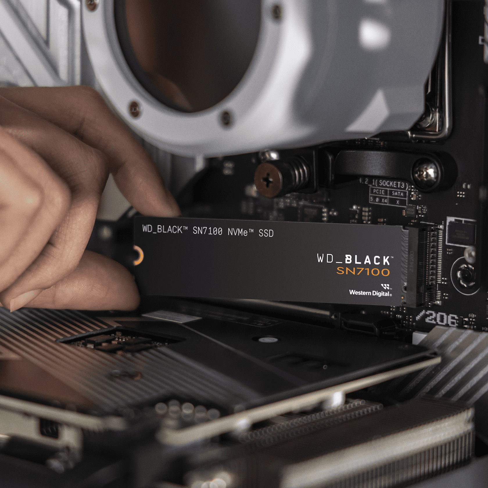 WD BLACK 1TB SN7100 NVMe Internal SSD Powered by Sandisk   PCIe Gen4 M 2 2280  up to 7 250 MB/s Internal Solid State Drive