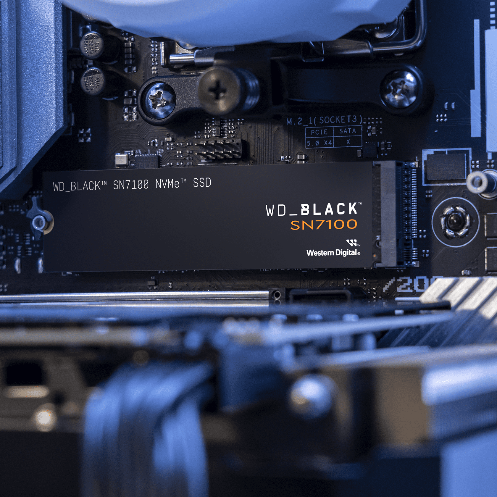 WD BLACK 1TB SN7100 NVMe Internal SSD Powered by Sandisk   PCIe Gen4 M 2 2280  up to 7 250 MB/s Internal Solid State Drive