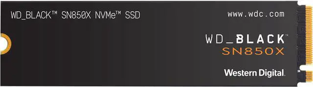 WD BLACK 2TB SN850X NVMe Internal Gaming SSD Solid State Drive   Gen4 PCIe  M 2 2280  Up to 7 300 MB/s   WDS200T2X0E