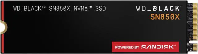 WD BLACK 4TB SN850X NVMe Internal Gaming SSD Solid State Drive   Gen4 PCIe  M 2 2280  Up to 7 300 MB/s   WDS400T2X0E