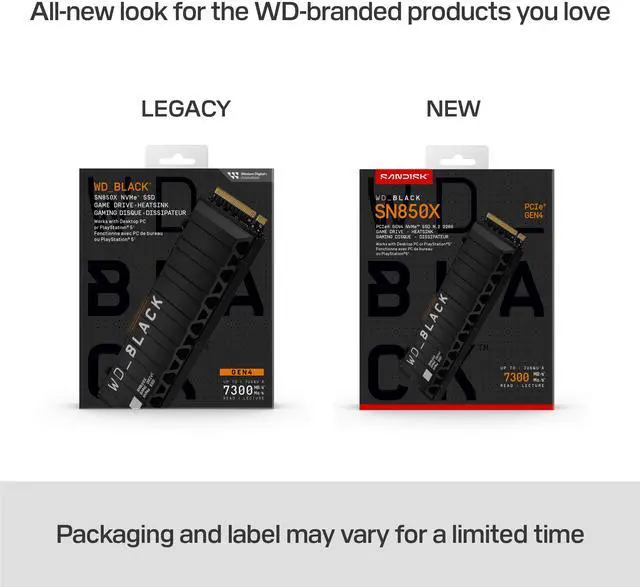 WD BLACK 4TB SN850X NVMe Internal Gaming SSD Solid State Drive   Gen4 PCIe  M 2 2280  Up to 7 300 MB/s   WDS400T2X0E