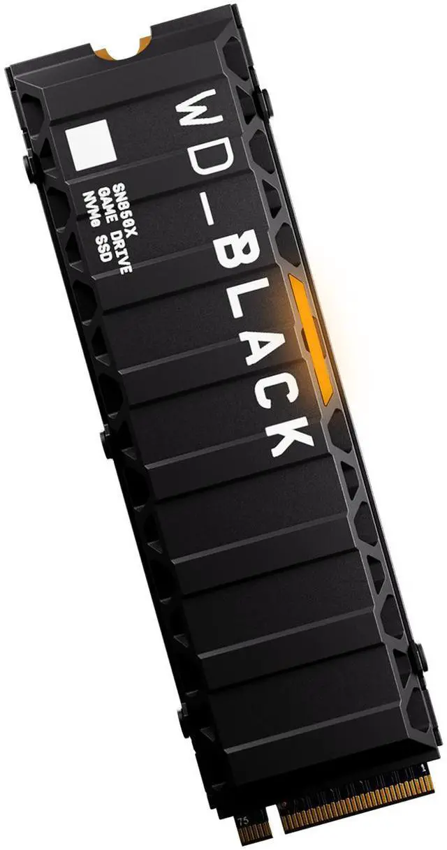 WD BLACK 8TB SN850X NVMe Internal Gaming SSD Solid State Drive with Heatsink   Works with Playstation 5  Gen4 PCIe  M 2 2280  Up to 7 300 MB/s   WDS800T2XHE