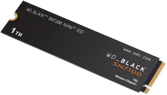 WD BLACK SN7100 M 2 2280 1TB PCI Express 4 0 x4 TLC 3D NAND Internal Solid State Drive  SSD  WDS100T4X0E