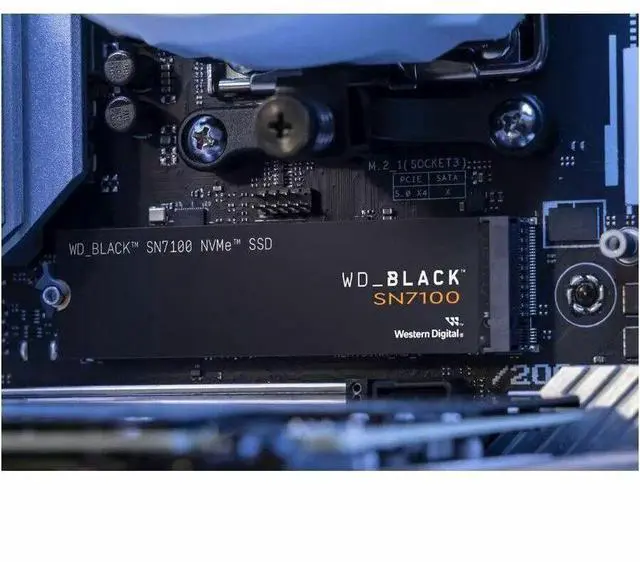 WD BLACK SN7100 M 2 2280 1TB PCI Express 4 0 x4 TLC 3D NAND Internal Solid State Drive  SSD  WDS100T4X0E