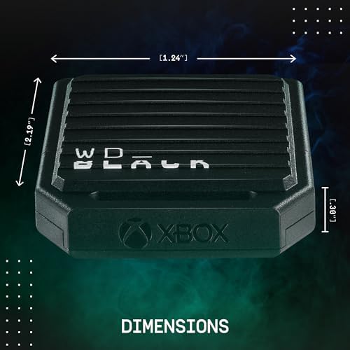 WD Black 1TB C50 Storage Expansion Card  Officially Licensed for Xbox   Quick Resume  Plug & Play  NVMe SSD Expansion for Xbox Series X S Gaming Consoles   WDBMPH0010BNC WCSN