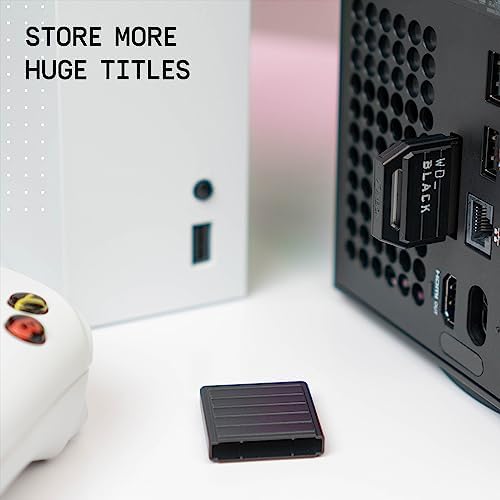 WD Black 512GB C50 Storage Expansion Card  Officially Licensed for Xbox  Quick Resume  Plug & Play  NVMe SSD Expansion for Xbox Series X S Gaming Consoles   WDBMPH5120ANC WCSN