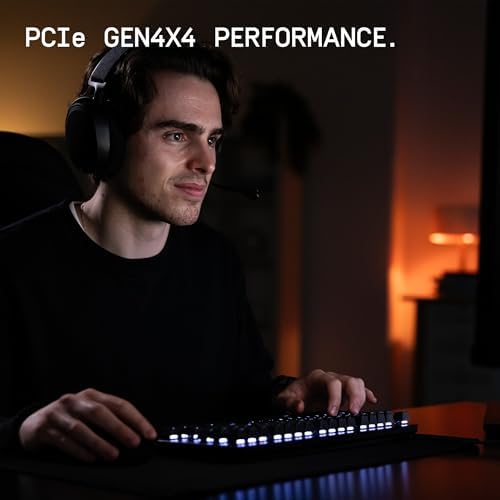 WD Black SN7100 1TB NVMe SSD   Gen4 PCIe  M 2 2280  Up to 7 250 MB/s Read Speed  Up to 6 900 MB/s Write Speed  Next Gen TLC 3D NAND  for Laptops  Handheld Gaming Devices   WDS100T4X0E