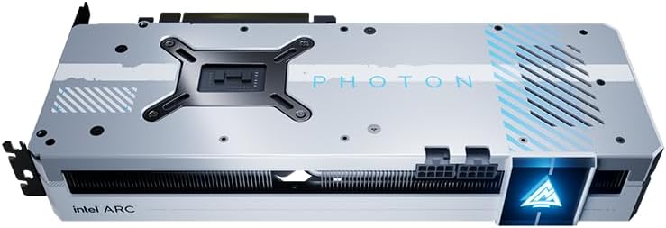 WEELIAO GUNNIR Intel Arc A770 Photon 16GB OC GDDR6 2400MHz Triple Fan White Graphics Card  256 bit  PCIe 4 0  HDMI/DisplayPort  Supports 4k 