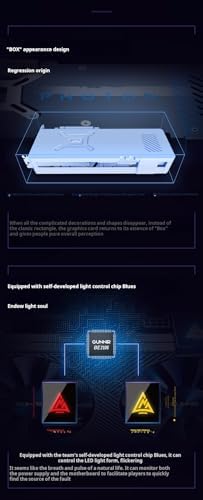 WEELIAO GUNNIR Intel Arc A770 Photon 16GB OC GDDR6 2400MHz Triple Fan White Graphics Card  256 bit  PCIe 4 0  HDMI/DisplayPort  Supports 4k 