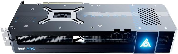 WEELIAO GUNNIR Intel Arc A770 Photon 16GB OC GDDR6 2400MHz Triple Fan White Graphics Card  256 bit  PCIe 4 0  HDMI/DisplayPort  Supports 4k 