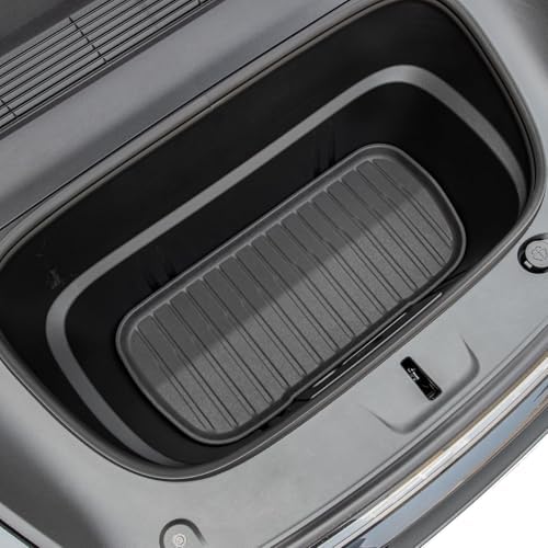 WEIZE Tesla Model Y Juniper Floor Mats 2025 2026  11 PCS Full Set All Weather Non Slip Floor Mats & Cargo Liners  Black Car Mats for Tesla Interior Accessories