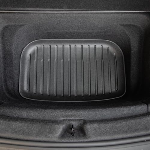 WEIZE Tesla Model Y Juniper Floor Mats 2025 2026  11 PCS Full Set All Weather Non Slip Floor Mats & Cargo Liners  Black Car Mats for Tesla Interior Accessories