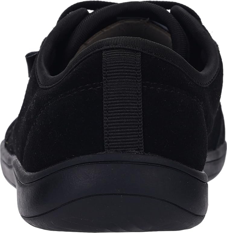 WHITIN Mens Wide Genuine Leather Barefoot Shoes   Minimalist Fashion Sneakers   Zero Drop Sole