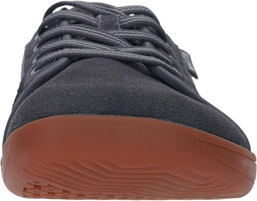 WHITIN Mens Wide Genuine Leather Barefoot Shoes   Minimalist Fashion Sneakers   Zero Drop Sole