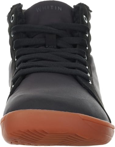 WHITIN Mens Wide Winter Barefoot Shoes   Hi top Minimalist Sneakers   Zero Drop Sole   Optimal Warmth & Protection