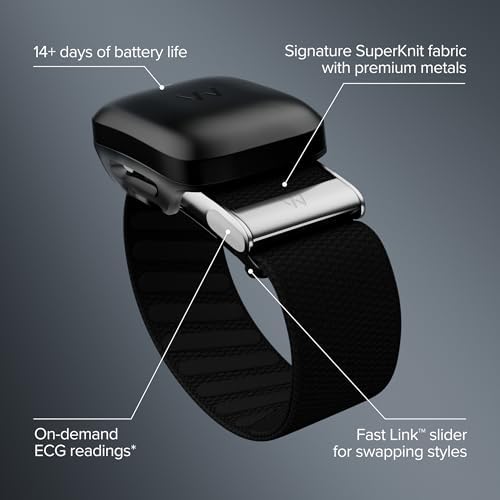 WHOOP 5 0/MG Activity Tracker   12 Month Membership   Health and Fitness Wearable   24/7 Activity and Sleep Tracker  Personalized Coaching  Menstrual Cycle Insights   14  Days Battery Life