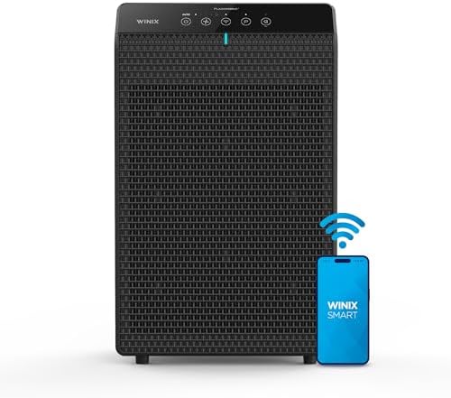 WINIX 5520 Air Purifier for Home Large Room Up to 1882 Ft  in 1 Hr With Air Quality Monitor  True HEPA  High Deodorization Carbon Filter and Auto Mode  Captures Pet Allergies  Smoke  Dust 