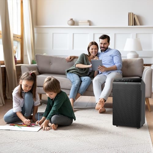 WINIX 5520 Air Purifier for Home Large Room Up to 1882 Ft  in 1 Hr With Air Quality Monitor  True HEPA  High Deodorization Carbon Filter and Auto Mode  Captures Pet Allergies  Smoke  Dust 