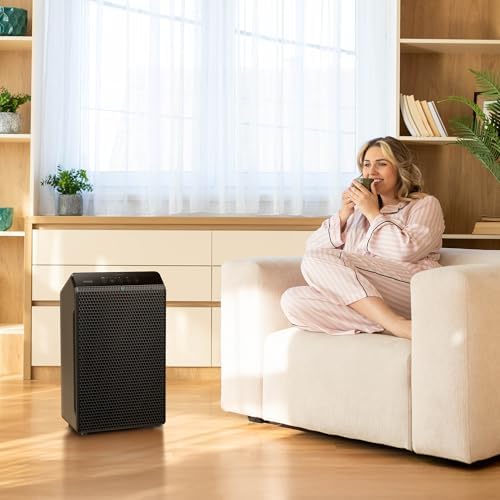 WINIX 5520 Air Purifier for Home Large Room Up to 1882 Ft  in 1 Hr With Air Quality Monitor  True HEPA  High Deodorization Carbon Filter and Auto Mode  Captures Pet Allergies  Smoke  Dust 