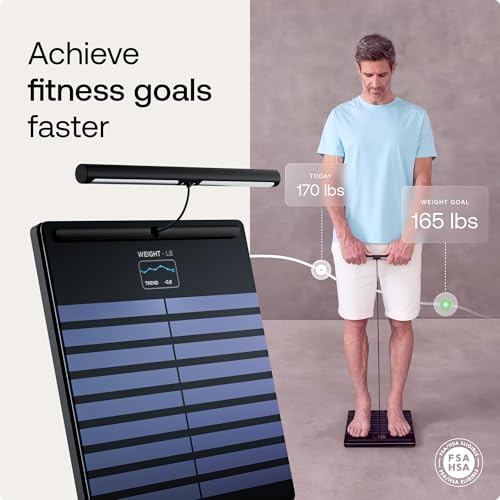 WITHINGS Body Scan   Connected WiFi Scale to Improve Your Health  BIA Personal Scale  Body Composition Analysis  Body Fat  Muscle Mass  Water Percentage