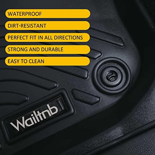Wailtnb Floor Mats Custom for Hyundai Venue 2026 2020 All Weather Protection Waterproof Non Slip Durable Floor Liners Fits Front& 2nd Row Accessories