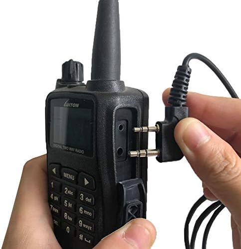 Walkie Talkie Earpiece with Mic for BaoFeng Radio Retevis Headset for Baofeng UV 5R BF 888S Arcshell Retevis H 777 RT21 RT22 Kenwood 2 Way Radio by LUITON  10 Pack