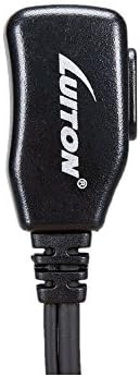 Walkie Talkie Earpiece with Mic for BaoFeng Radio Retevis Headset for Baofeng UV 5R BF 888S Arcshell Retevis H 777 RT21 RT22 Kenwood 2 Way Radio by LUITON  10 Pack