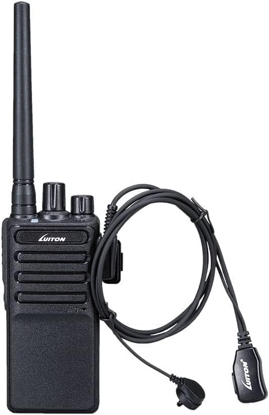 Walkie Talkie Earpiece with Mic for BaoFeng Radio Retevis Headset for Baofeng UV 5R BF 888S Arcshell Retevis H 777 RT21 RT22 Kenwood 2 Way Radio by LUITON  10 Pack