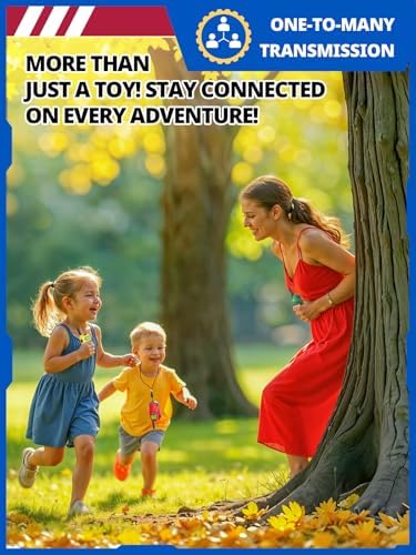 Walkie Talkies for Kids Rechargeable Toys for Boys and Girls Ages 3 12  3 Pack Long Range 2 Way Radios  Birthday Gifts Christmas Stockings  Outdoor Play  Family Games  Hiking Camping Gear