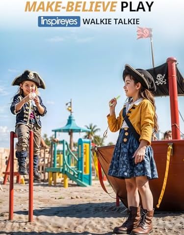 Walkie Talkies for Kids Rechargeable Toys for Boys and Girls Ages 3 12  3 Pack Long Range 2 Way Radios  Birthday Gifts Christmas Stockings  Outdoor Play  Family Games  Hiking Camping Gear