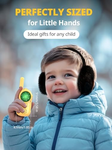 Walkie Talkies for Kids Rechargeable Toys for Boys and Girls Ages 3 12  3 Pack Long Range 2 Way Radios  Birthday Gifts Christmas Stockings  Outdoor Play  Family Games  Hiking Camping Gear