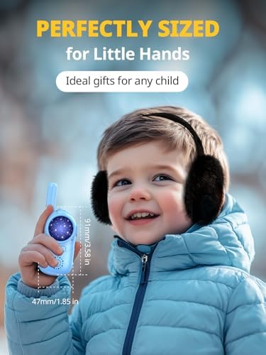 Walkie Talkies for Kids Rechargeable Toys for Boys and Girls Ages 3 12  3 Pack Long Range 2 Way Radios  Birthday Gifts Christmas Stockings  Outdoor Play  Family Games  Hiking Camping Gear