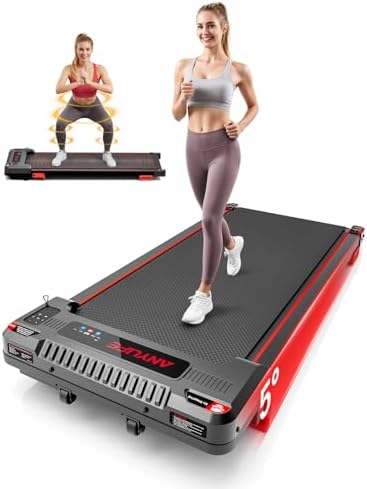 Walking Pad Treadmill  Anylife Incline Walking Pads Under Desk 330lb Capacity  2 5HP Portable Treadmills for Home  Compact Treadmill Small Running Pad with LED Display  Remote Control