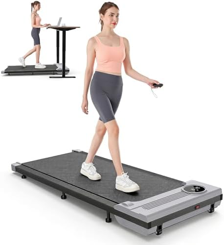Walking Pad Treadmill  Funmily 2 5hp Under Desk Treadmill for Home/Office  2026 Upgrade 3 in 1 Portable Treadmills with App  Remote Control  LED Display  300 Lb Capacity