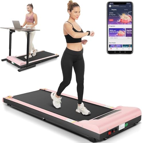 Walking Pad Treadmill  Funmily 2 5hp Under Desk Treadmill for Home/Office  2026 Upgrade 3 in 1 Portable Treadmills with App  Remote Control  LED Display  300 Lb Capacity