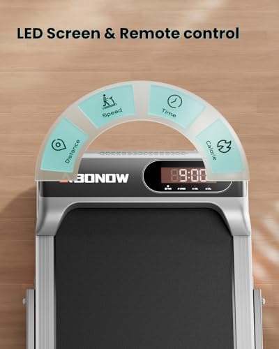 Walking Pad  Under Desk Treadmill with Incline for Home Office 2 5HP Portable Walking Treadmill with 265 Lbs Weight Capacity Walking Machine  Remote Control  LED Display