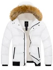 Wantdo Men s Hooded Puffer Jacket Waterproof Winter Coat Warmth Winter Jacket