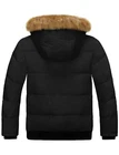 Wantdo Men s Hooded Puffer Jacket Waterproof Winter Coat Warmth Winter Jacket
