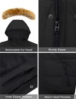 Wantdo Men s Hooded Puffer Jacket Waterproof Winter Coat Warmth Winter Jacket