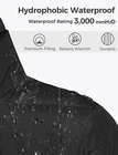Wantdo Men s Hooded Puffer Jacket Waterproof Winter Coat Warmth Winter Jacket